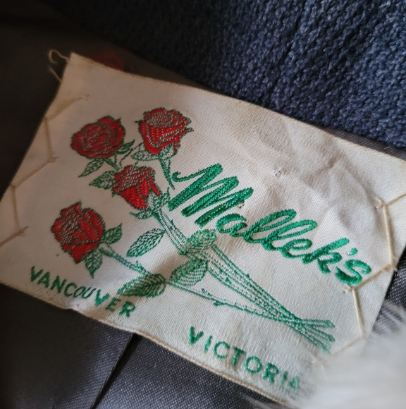 Antique 1940's Malleks fur business jacket - Picture 3 of 6